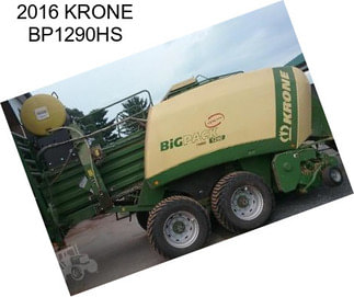 2016 KRONE BP1290HS