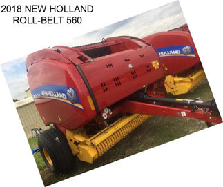 2018 NEW HOLLAND ROLL-BELT 560