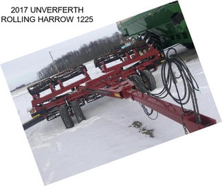 2017 UNVERFERTH ROLLING HARROW 1225