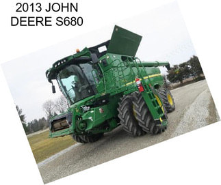 2013 JOHN DEERE S680