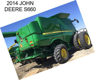 2014 JOHN DEERE S660