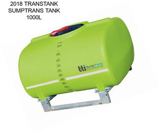 2018 TRANSTANK SUMPTRANS TANK 1000L