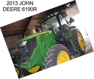 2013 JOHN DEERE 6190R