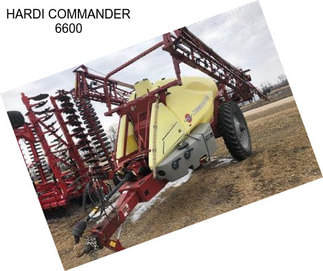 HARDI COMMANDER 6600