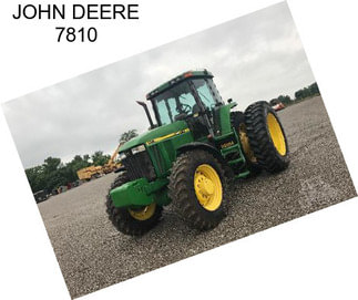 JOHN DEERE 7810