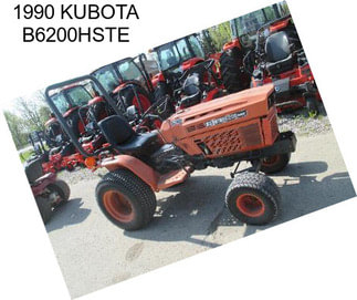 1990 KUBOTA B6200HSTE