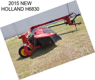 2015 NEW HOLLAND H6830