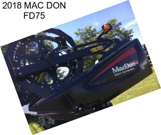 2018 MAC DON FD75