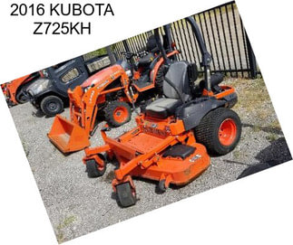 2016 KUBOTA Z725KH