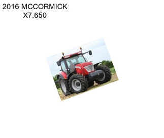 2016 MCCORMICK X7.650