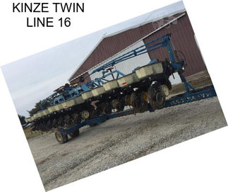 KINZE TWIN LINE 16