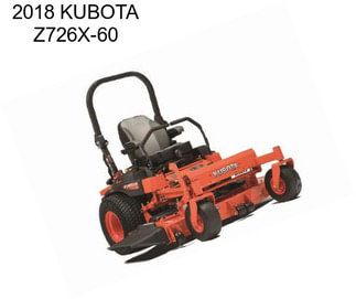 2018 KUBOTA Z726X-60