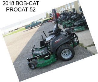 2018 BOB-CAT PROCAT 52