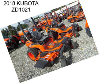 2018 KUBOTA ZD1021