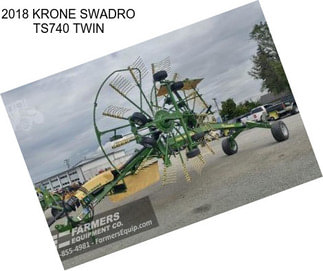 2018 KRONE SWADRO TS740 TWIN