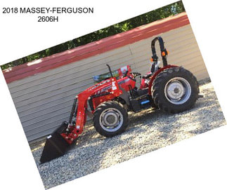 2018 MASSEY-FERGUSON 2606H