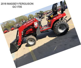 2018 MASSEY-FERGUSON GC1705