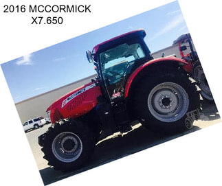 2016 MCCORMICK X7.650