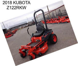 2018 KUBOTA Z122RKW