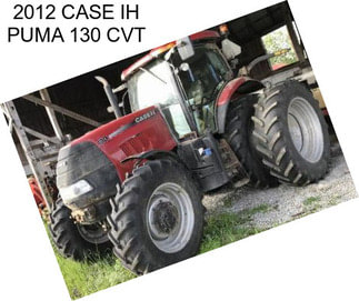 2012 CASE IH PUMA 130 CVT
