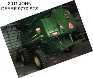 2011 JOHN DEERE 9770 STS