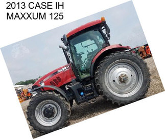 2013 CASE IH MAXXUM 125