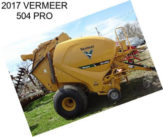 2017 VERMEER 504 PRO