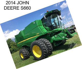 2014 JOHN DEERE S660