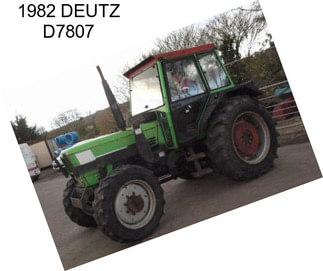 1982 DEUTZ D7807