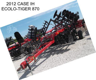 2012 CASE IH ECOLO-TIGER 870