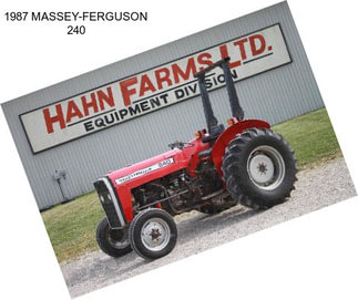 1987 MASSEY-FERGUSON 240