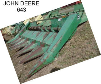 JOHN DEERE 643