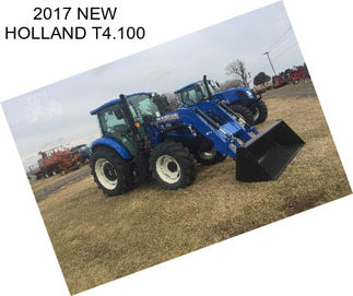 2017 NEW HOLLAND T4.100