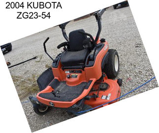 2004 KUBOTA ZG23-54