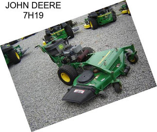 JOHN DEERE 7H19