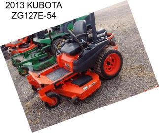 2013 KUBOTA ZG127E-54