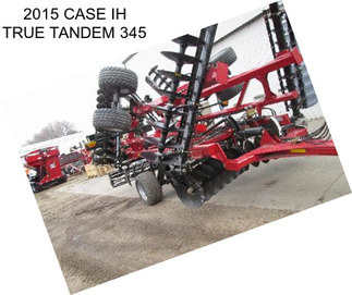 2015 CASE IH TRUE TANDEM 345