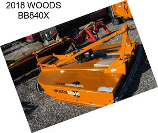 2018 WOODS BB840X