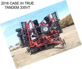 2016 CASE IH TRUE TANDEM 335VT