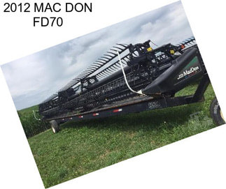 2012 MAC DON FD70