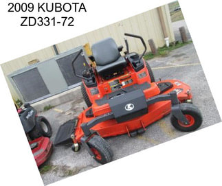 2009 KUBOTA ZD331-72