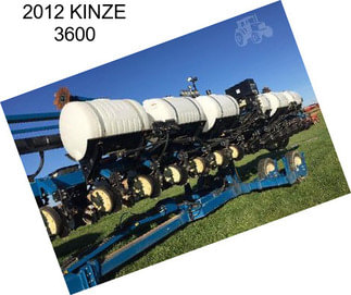 2012 KINZE 3600