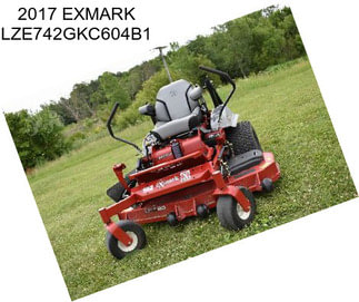 2017 EXMARK LZE742GKC604B1