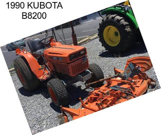 1990 KUBOTA B8200