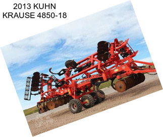 2013 KUHN KRAUSE 4850-18