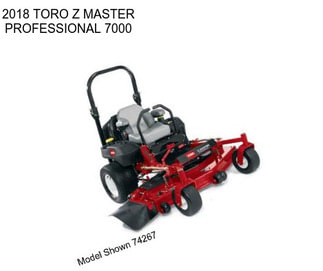 2018 TORO Z MASTER PROFESSIONAL 7000