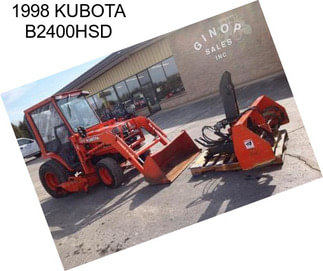 1998 KUBOTA B2400HSD