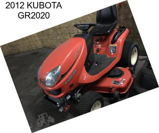 2012 KUBOTA GR2020