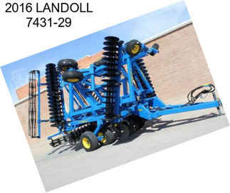 2016 LANDOLL 7431-29