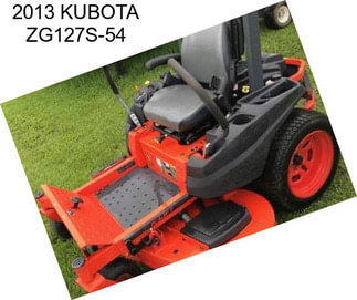 2013 KUBOTA ZG127S-54
